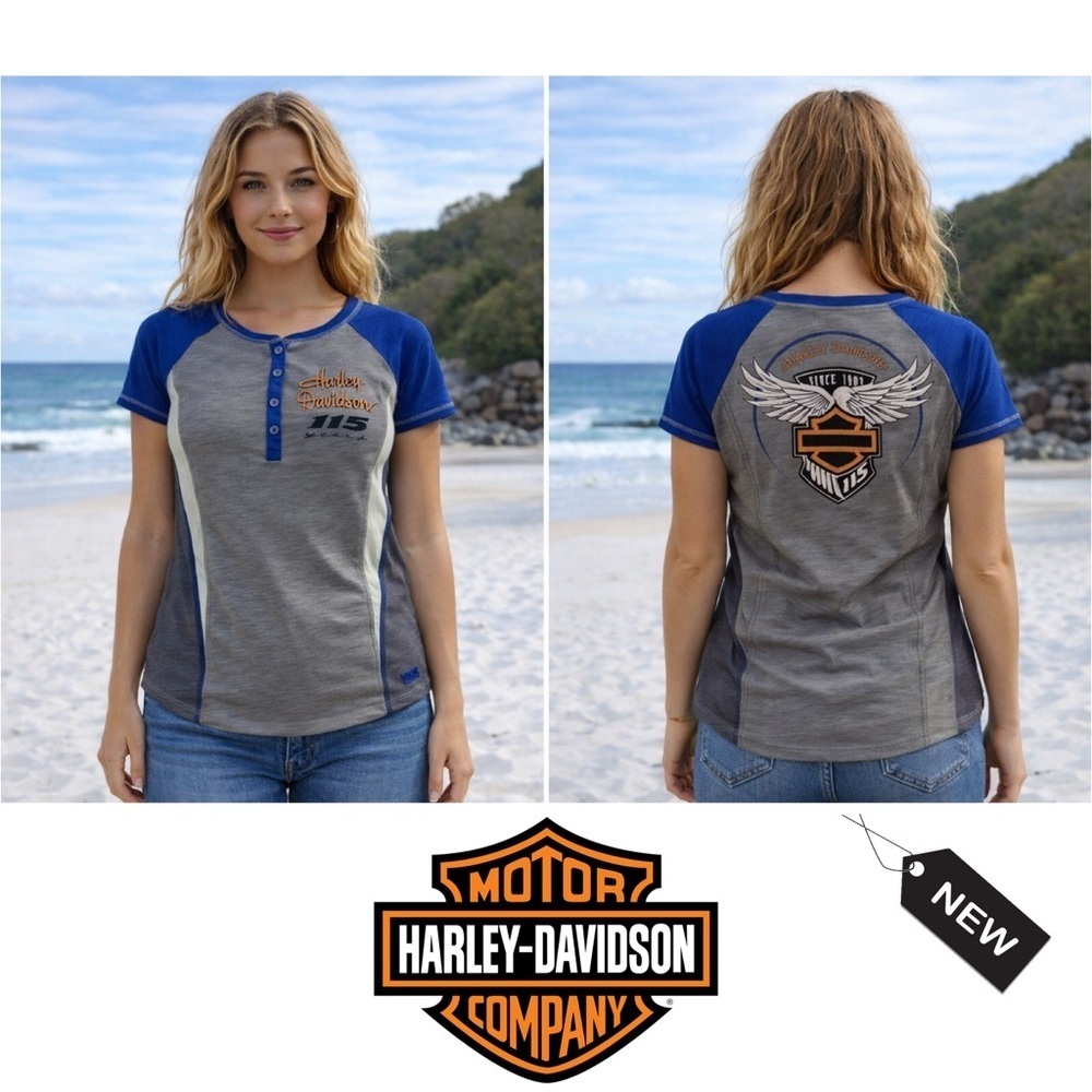 New Harley 115th Anivirsary short sleeve T-shi…